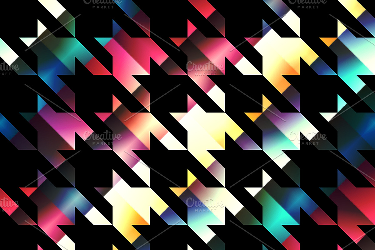 Hounds-tooth seamless patterns., a Pattern Graphic by tkdesign (Photo 4 of 8)
