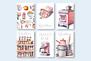 My Favorite kitchen, Vintage clipart, a Food Illustration by Hello My Print (Thumbnail 3 of 10)
