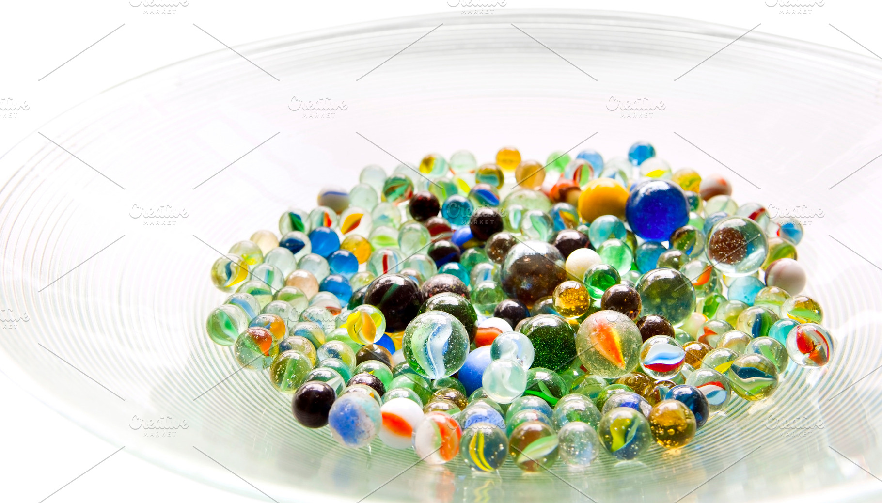 Bowl of Marbles, an Abstract Photo by THP Creative