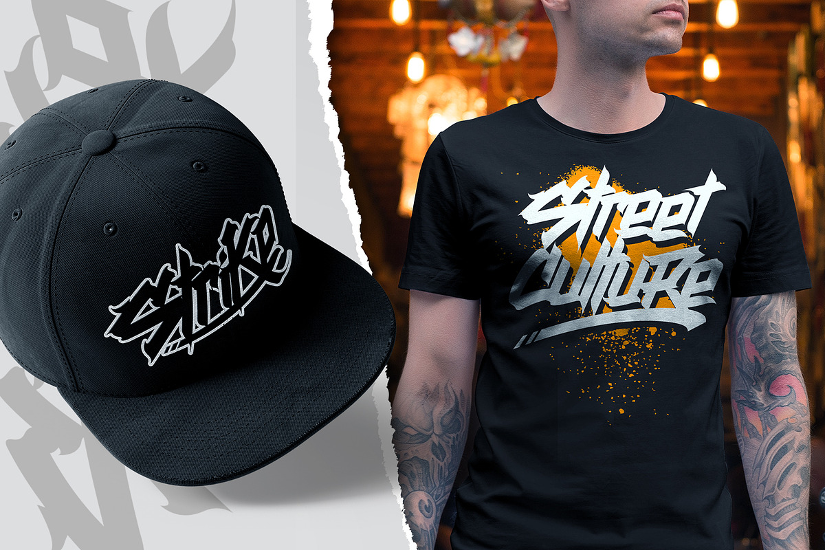 SHARKSLASH Graffiti Font preview 5