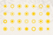 105 Sun Symbols, an Object Illustration by PixMarket (Thumbnail 3 of 9)