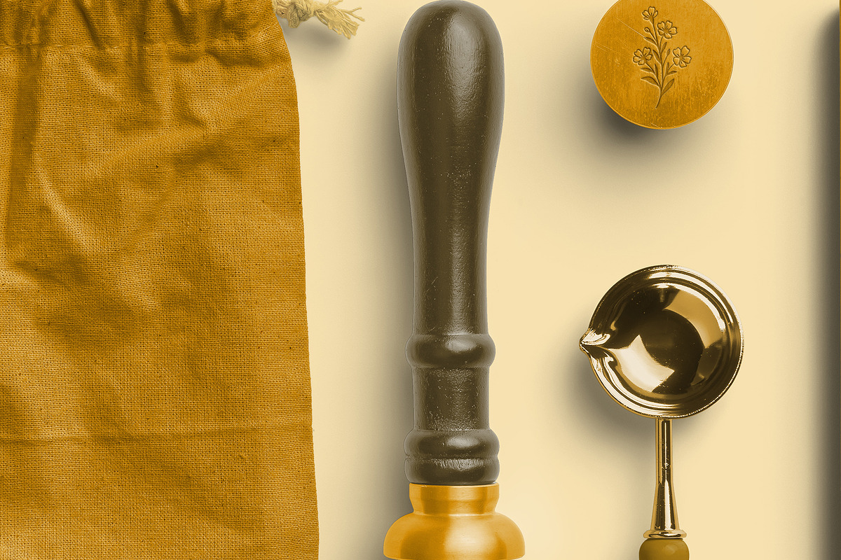 Golden Elegant Sealing Wax PNG Pack, an Object Graphic by Custom Scene (Photo 4 of 8)