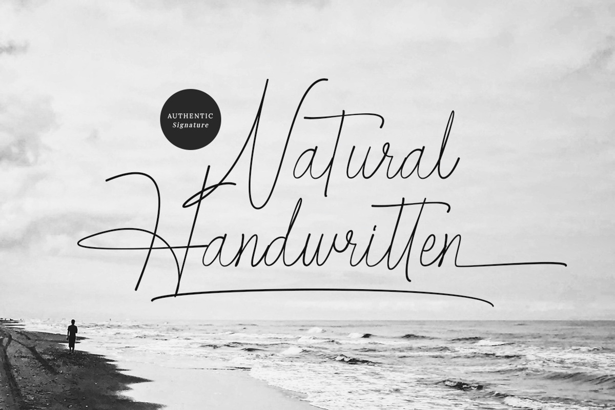 Amsterlusia - Signature Fonts, a Handwritten Font by Bluestype Studio (Photo 2 of 10)