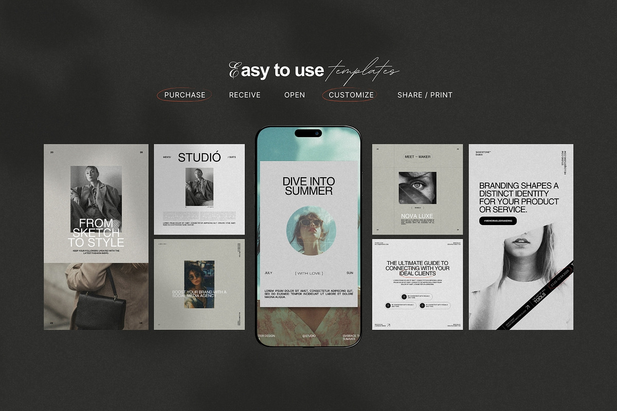 Canva Social Media Bundle, a Social Media Template by Prapti Design (Photo 6 of 9)