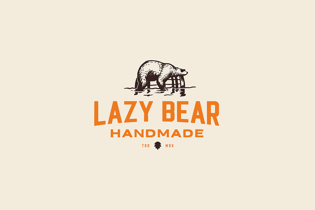 Lazy Bear for Beer Product Logo, a Branding & Logo Template by lineandcircle (Photo 2 of 3)