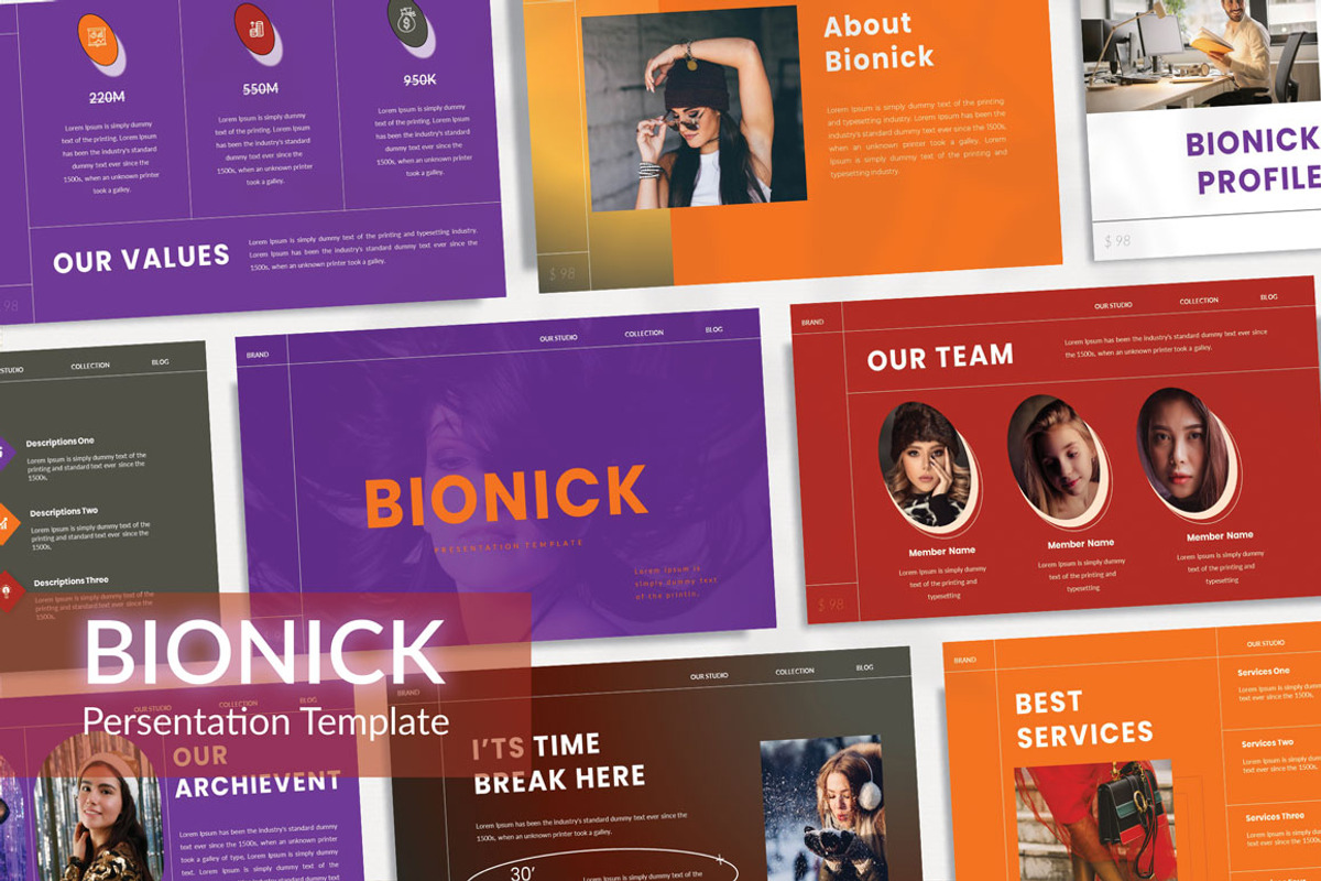 Bionick Powerpoint Template, a Presentation Template by yanindesign (Photo 1 of 5)