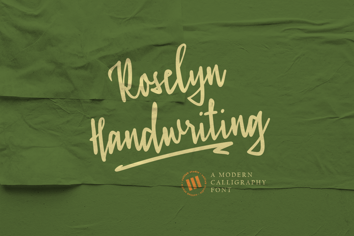 Roselyn Handwriting | A Modern Font