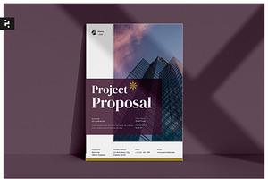 Minimal Corporate Project Proposal, a Stationery Template by Neermana