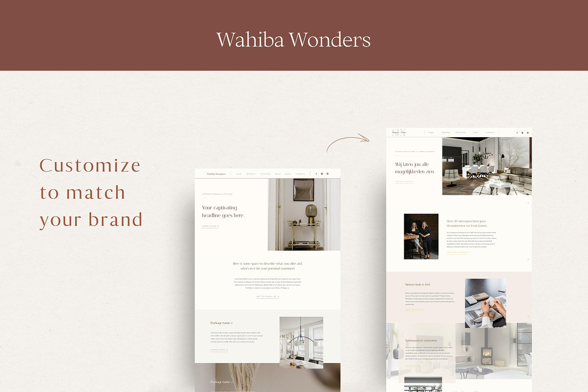 Minimal Showit Website Template, a Websites & App Template by Wonderlik Webdesign (Photo 3 of 4)