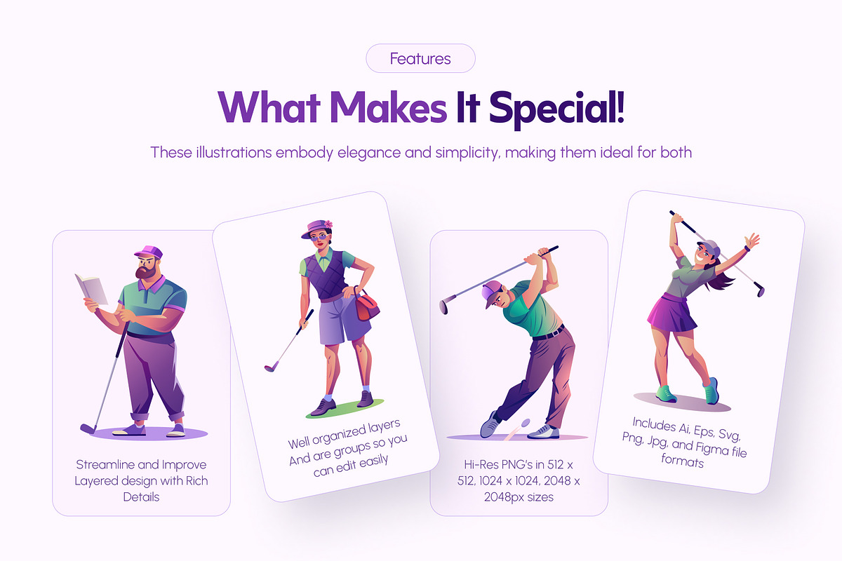 Golf Club Vector Illustration, a Duotone Icon by Vectors Market (Photo 2 of 10)