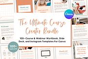 Canva Course Creator Bundle, a Marketing Template by The Template Lounge (Thumbnail 1 of 13)