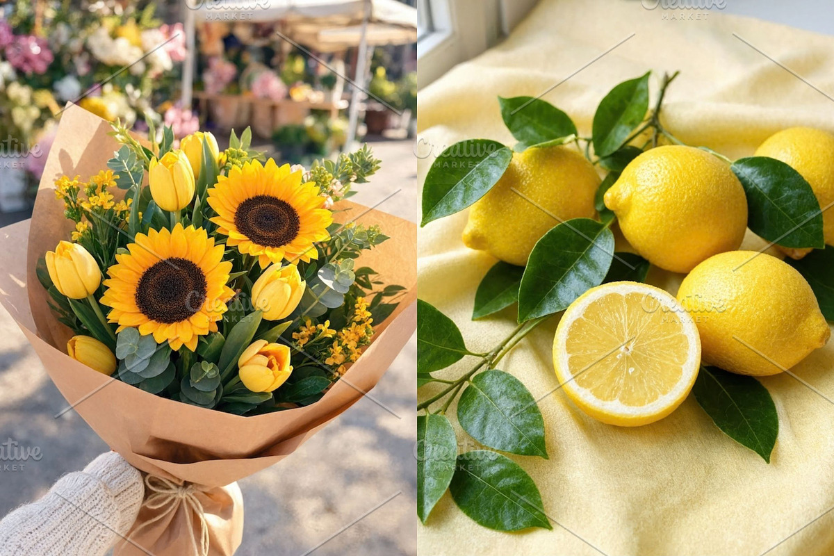 Yellow Aesthetic Stock Photos, a Beauty & Fashion Photo by Selenique Studio (Photo 8 of 11)