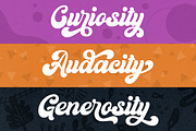 Kandani - Retro Bold Script, a Script Font by Letterhend Studio (Thumbnail 8 of 9)