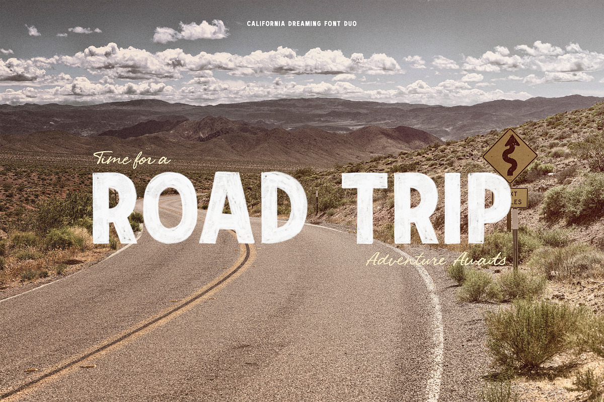California Dreaming Script & Sans, a Handwritten Font by Callie Rian & Co. (Photo 2 of 19)