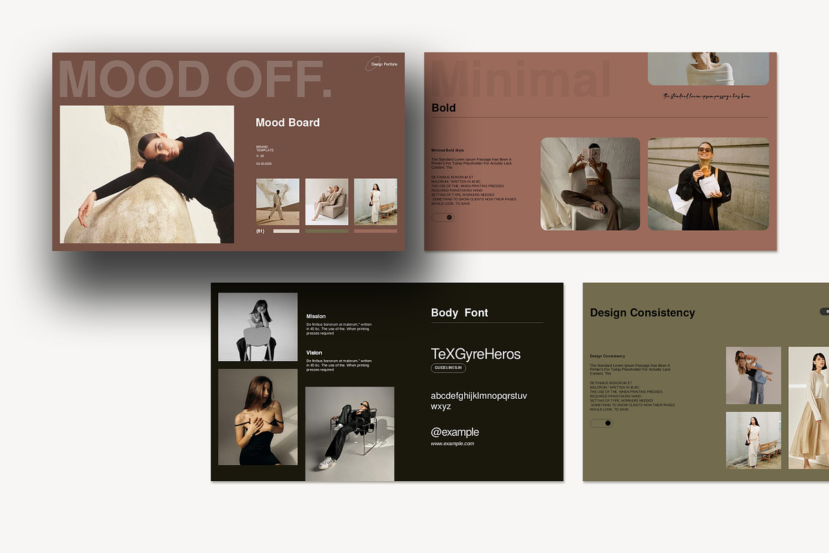 Mood Board Presentation Template, a Presentation Template by slidestock55 (Photo 2 of 9)