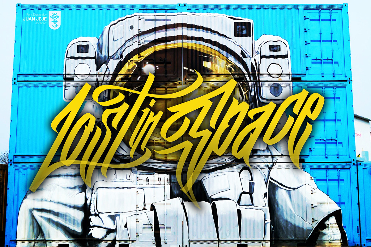 Wall Hunters | Graffiti Tag Fonts UP preview 3