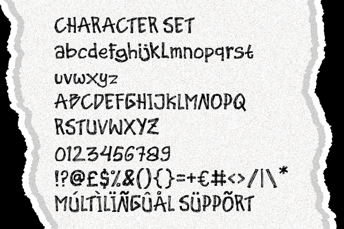 Doodle Lines Scribble Handwritten, a Font by PutraCetol Studio (Photo 5 of 5)