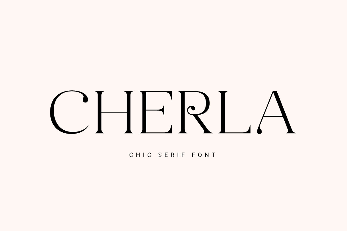 Cherla – Chic Serif Font, a Serif Font by Prioritype Co