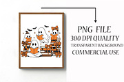 Ghosts Reading Book Halloween PNG, an Illustration by Libby Wishes (Thumbnail 2 of 6)