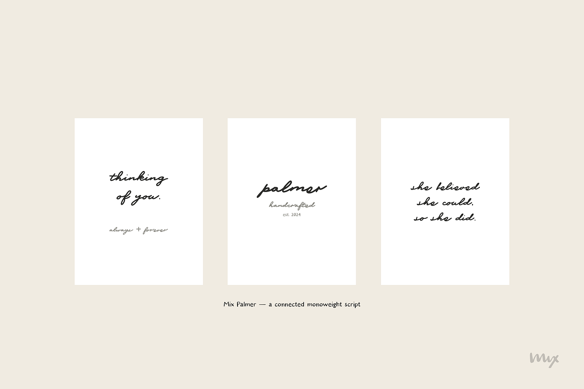 Palmer — An Unsteady Palmer Method, a Script Font by Mix Fonts (Photo 4 of 6)