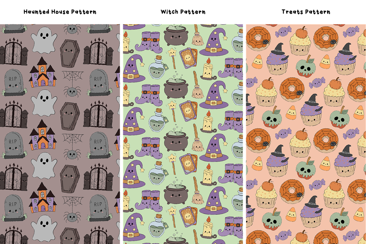 Halloween Doodles, a Seasonal Illustration by An Design (Photo 4 of 4)