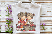 Whimsical Summer Kids Clipart, an Illustration by OK Design (Thumbnail 5 of 6)