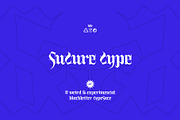 KT Cement - Experimental Blackletter, a Blackletter Font by Kulturë Type (Thumbnail 1 of 8)