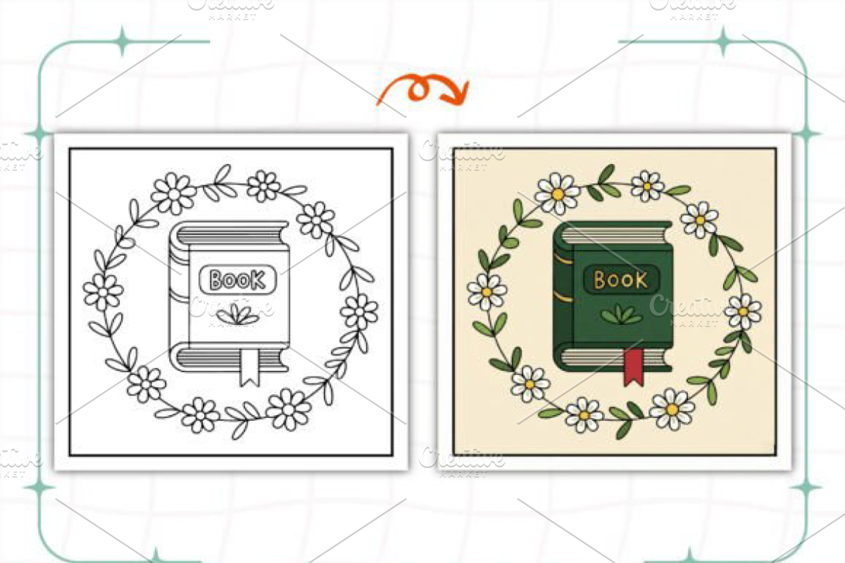 Floral Books Bold & Easy Book, a Decorative Illustration by Design Station (Photo 4 of 9)
