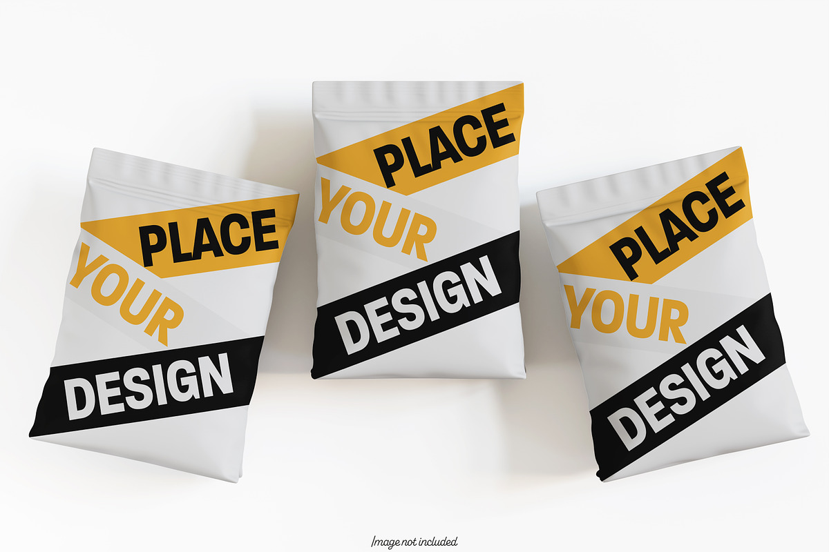 Snack Pouch Mockup Bundles, a Packaging Mockup by Ambo Ampeng (Photo 32 of 32)