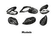 Seafood collection_part 1, a Food Illustration by ZotovShop (Thumbnail 8 of 11)