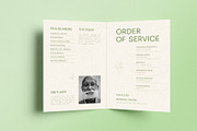 White Minimal Funeral Program, a Brochure Template by Neermana (Thumbnail 4 of 4)