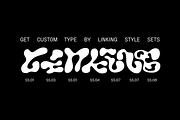Liquid Type: Wetris Display Font, a Font by That That Creative (Thumbnail 15 of 19)