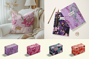 Gilded Petal Jeweled Florals, a Pattern Graphic by Ninterints (Thumbnail 5 of 17)