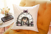 North Christmas Watercolor Clipart, an Illustration by Sublimation Artist (Thumbnail 6 of 6)