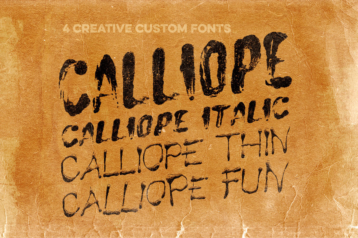 Calliope - Creative Lettering preview 2