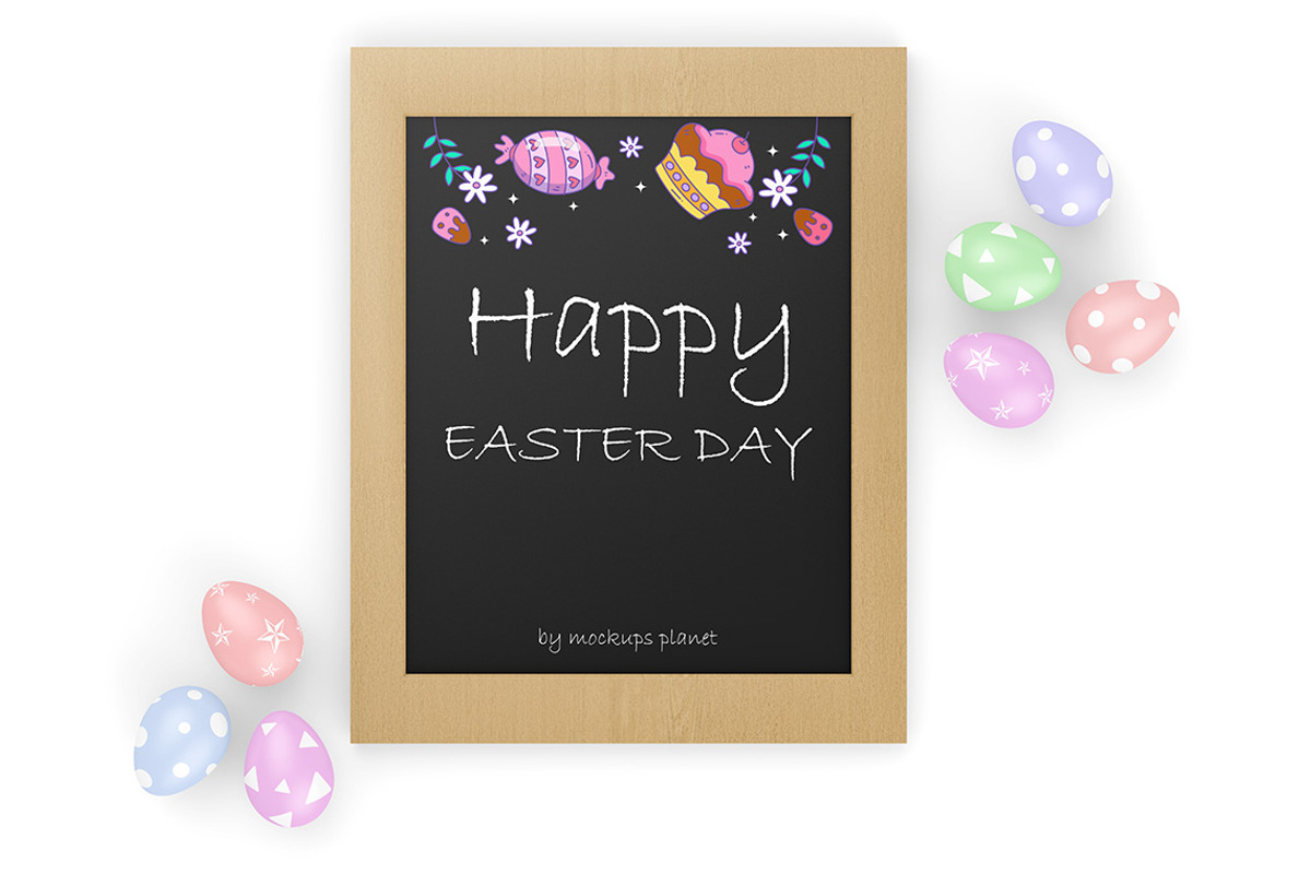 Easter Frame Mockups, a Mockup by Mockups Planet (Photo 3 of 5)