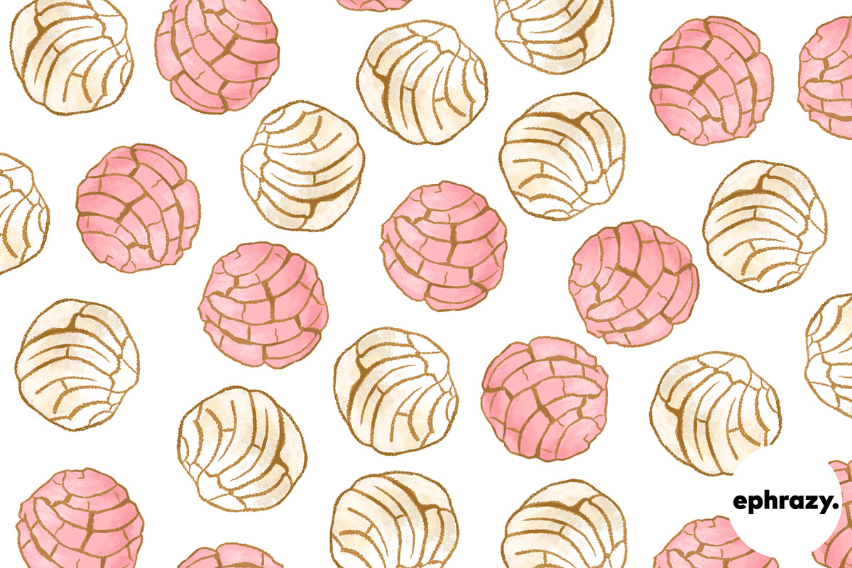 Mexican Pan Dulce Graphics, a Pattern Graphic by EphrazyGraphics (Photo 4 of 7)