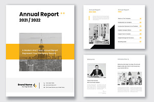 Annual Report Brochure Layout