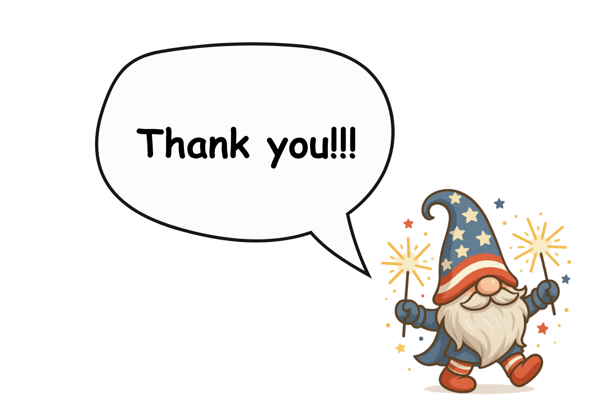 Patriotic Gnome PNG – Sublimation, a Seasonal Illustration by Smillyy Threads (Photo 6 of 6)