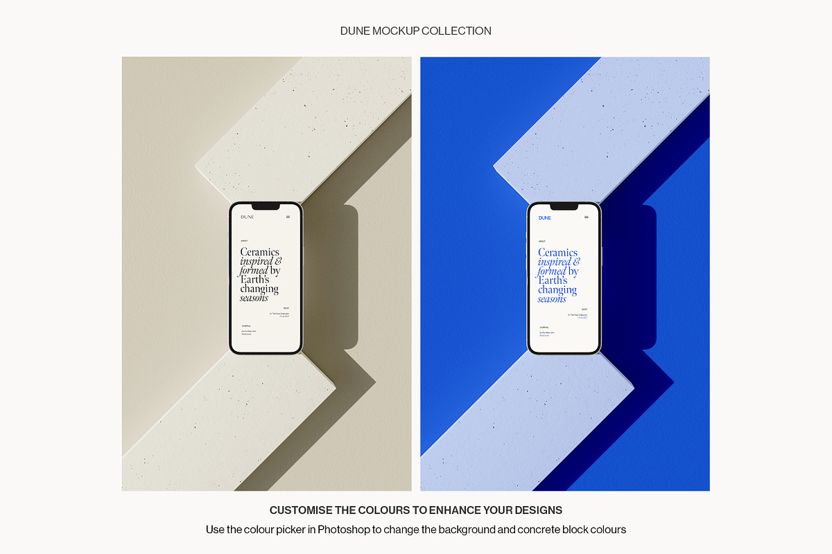 25 Color Customizable Device Mockups, an iPhone Mockup by Moyo Studio (Photo 6 of 10)