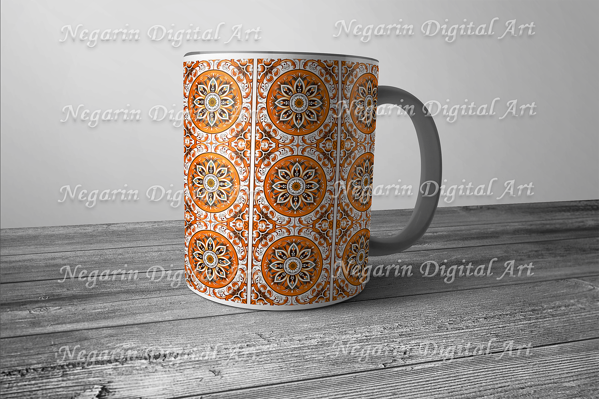 Spanish Azulejo Pattern Tile V1, a Pattern Graphic by Negarin Digital Art (Photo 8 of 8)