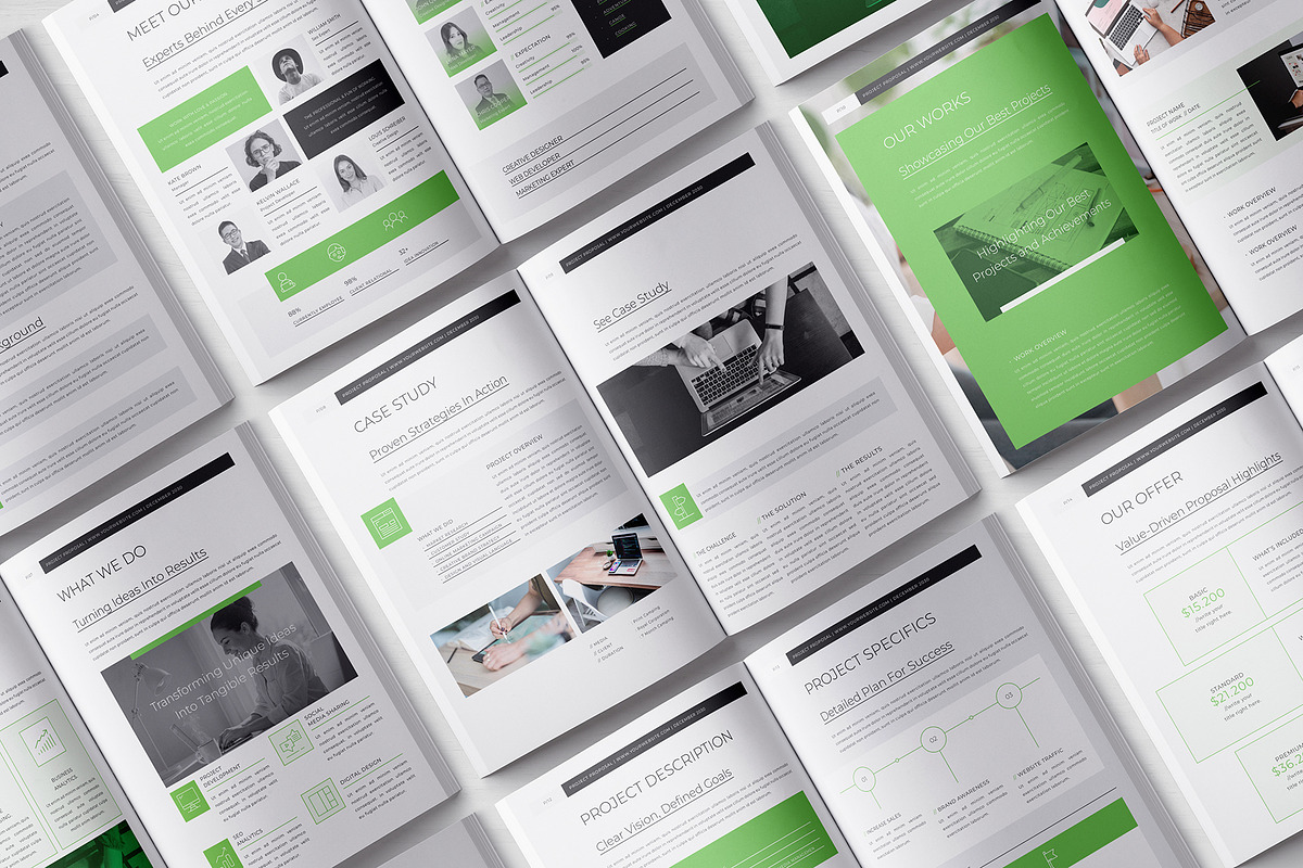 Proposal Template, a Brochure Template by Designsoul14 (Photo 4 of 10)