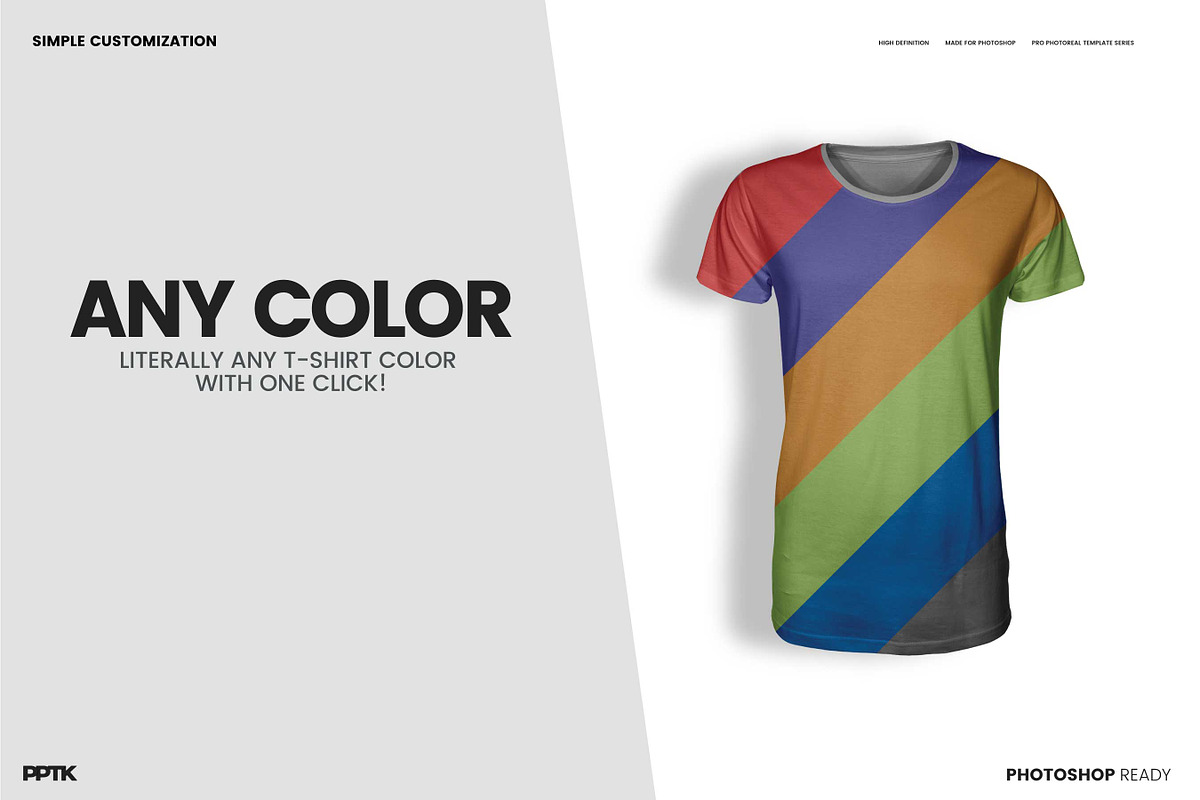 Men's Ghosted T-Shirt Mockups, a Shirt Mockup by PrePress Toolkit (Photo 5 of 7)