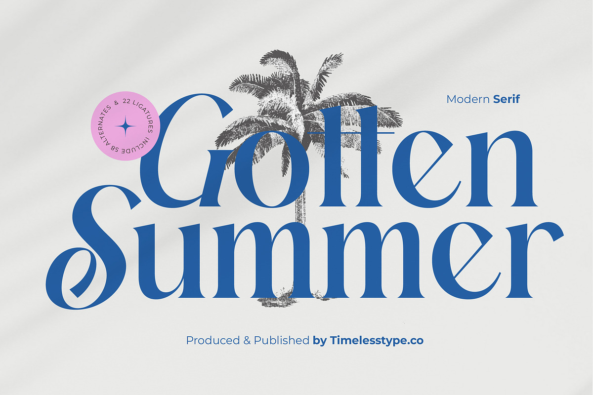 Gotten Summer Modern Serif Font, a Script Font by timelesstype.co (Photo 1 of 20)
