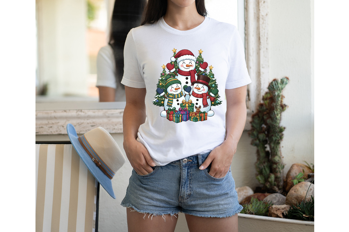 Preppy Knitting Snowman Png, Latch, an Illustration by Designking (Photo 4 of 6)