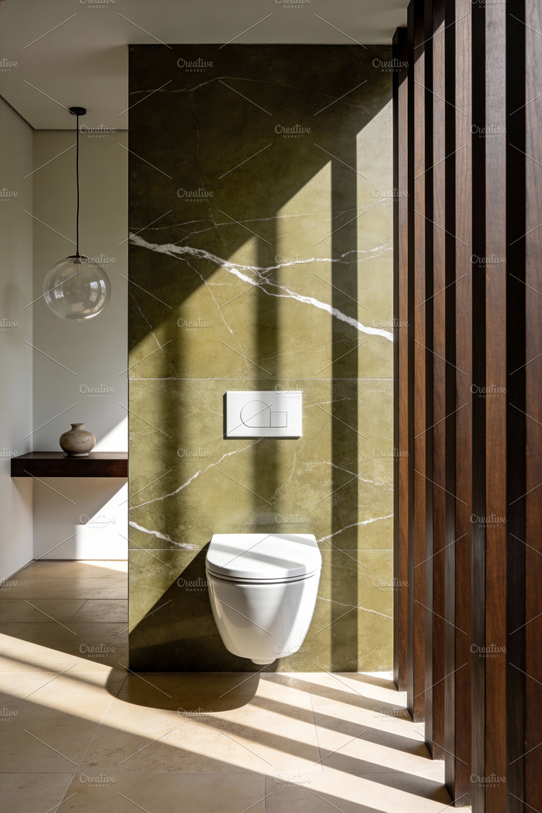 Luxury Minimalist Bathroom Interior, an Architecture Photo by Virgo Studio
