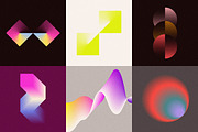 Blender 2: 160 Gradient Blend Shapes, an Object Graphic by RuleByArt (Thumbnail 10 of 23)
