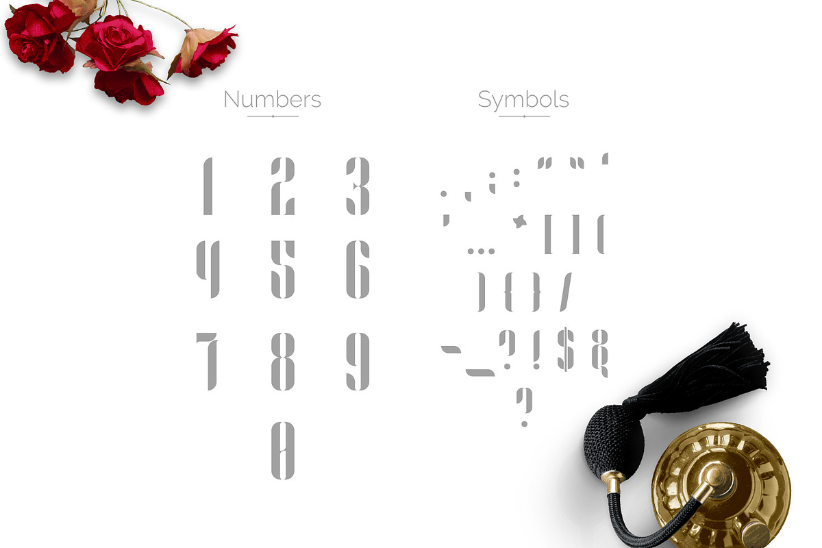 Capitolia - Stencil Typeface preview 4