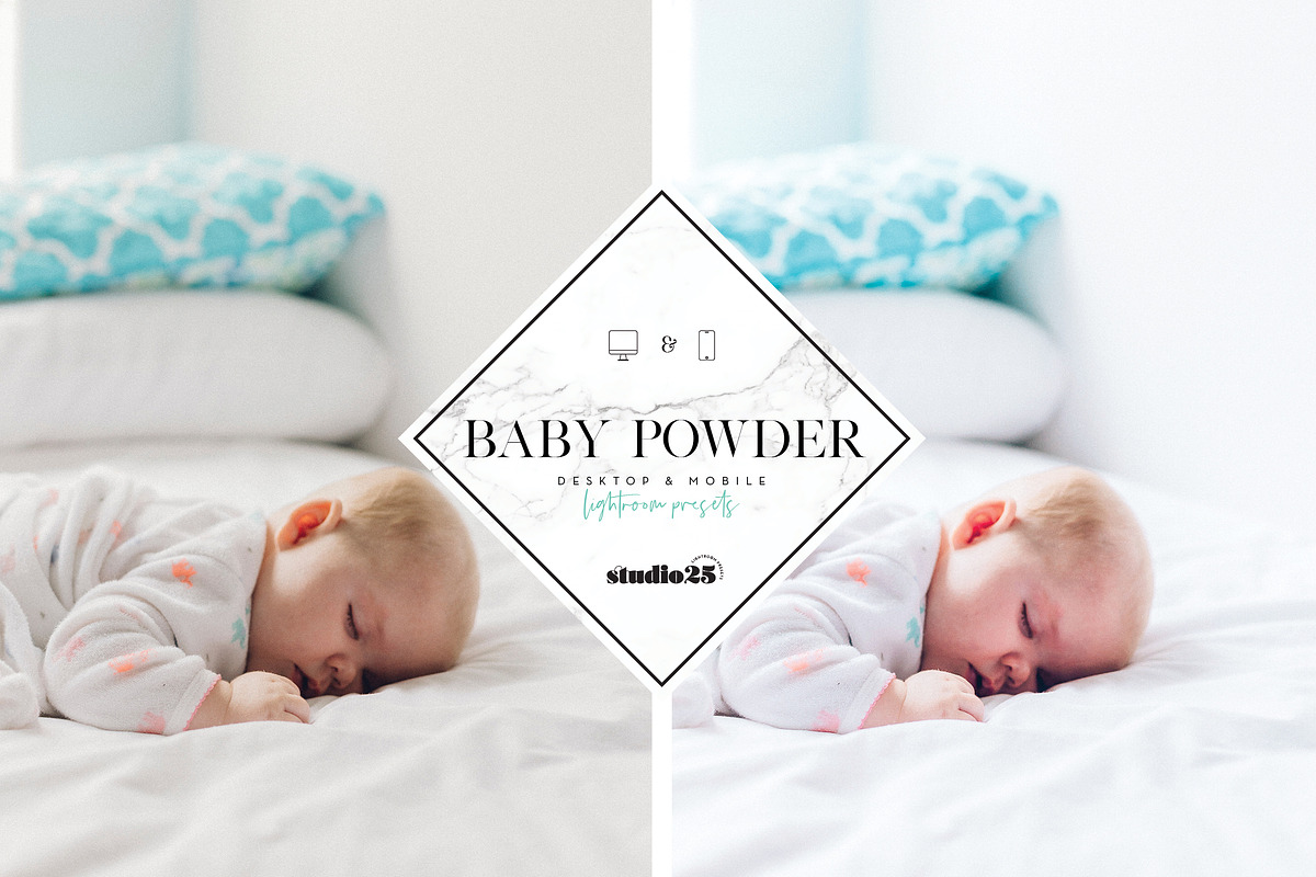 Baby and newborn lightroom preset preview 3
