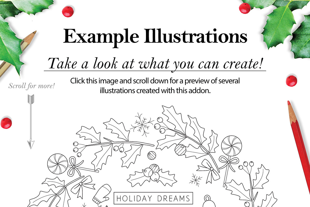 Christmas Holiday Mandala Creator, a Plug-in Add-On by Drifter Studio (Photo 6 of 8)